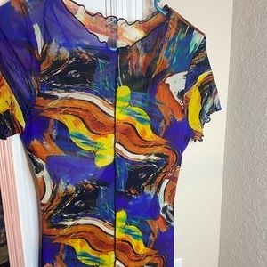 Multi colored dress